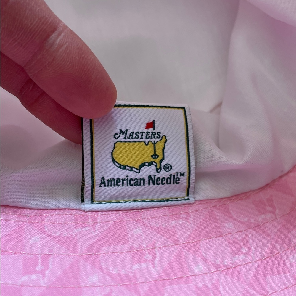Masters Tournament Women’s Pink Bucket Hat with Chin Ties 2025 S/M EUC - Picture 4 of 9